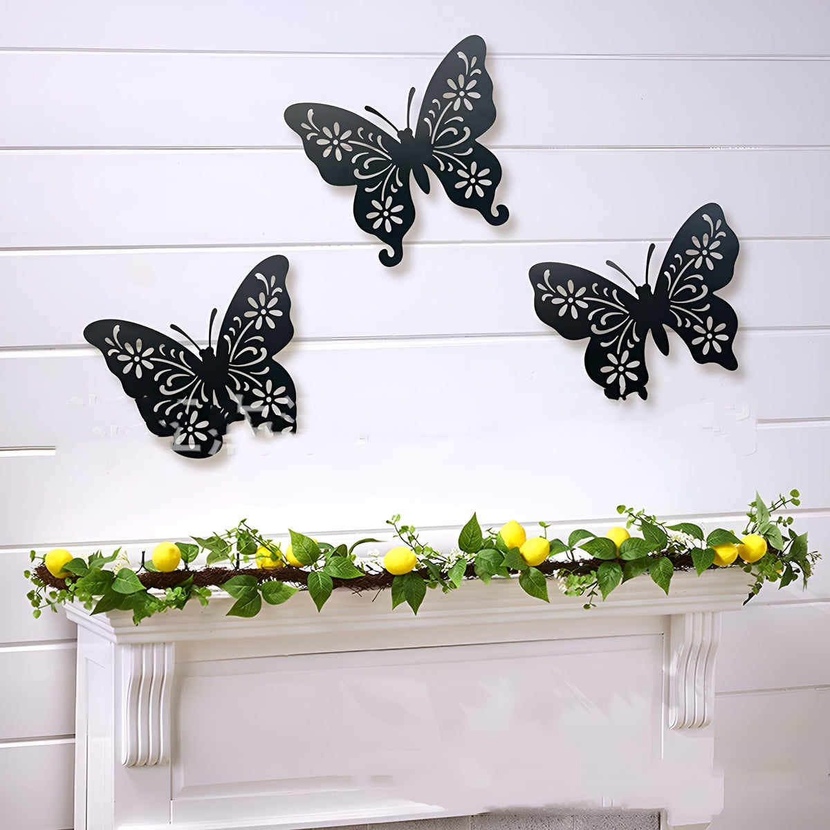 Metal Butterfly Wall Art – Gold 3D Decorative Wall Decor Set