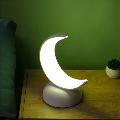 Moon Lamp Aromatherapy Diffuser – Wooden Base LED Night Light