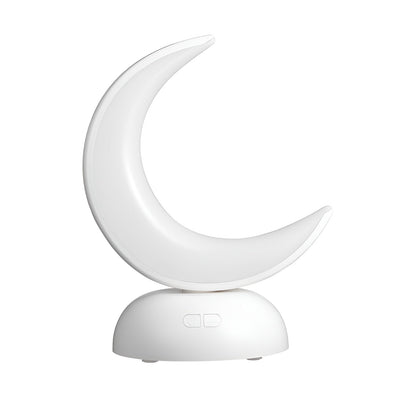 Moon Lamp Aromatherapy Diffuser – Wooden Base LED Night Light