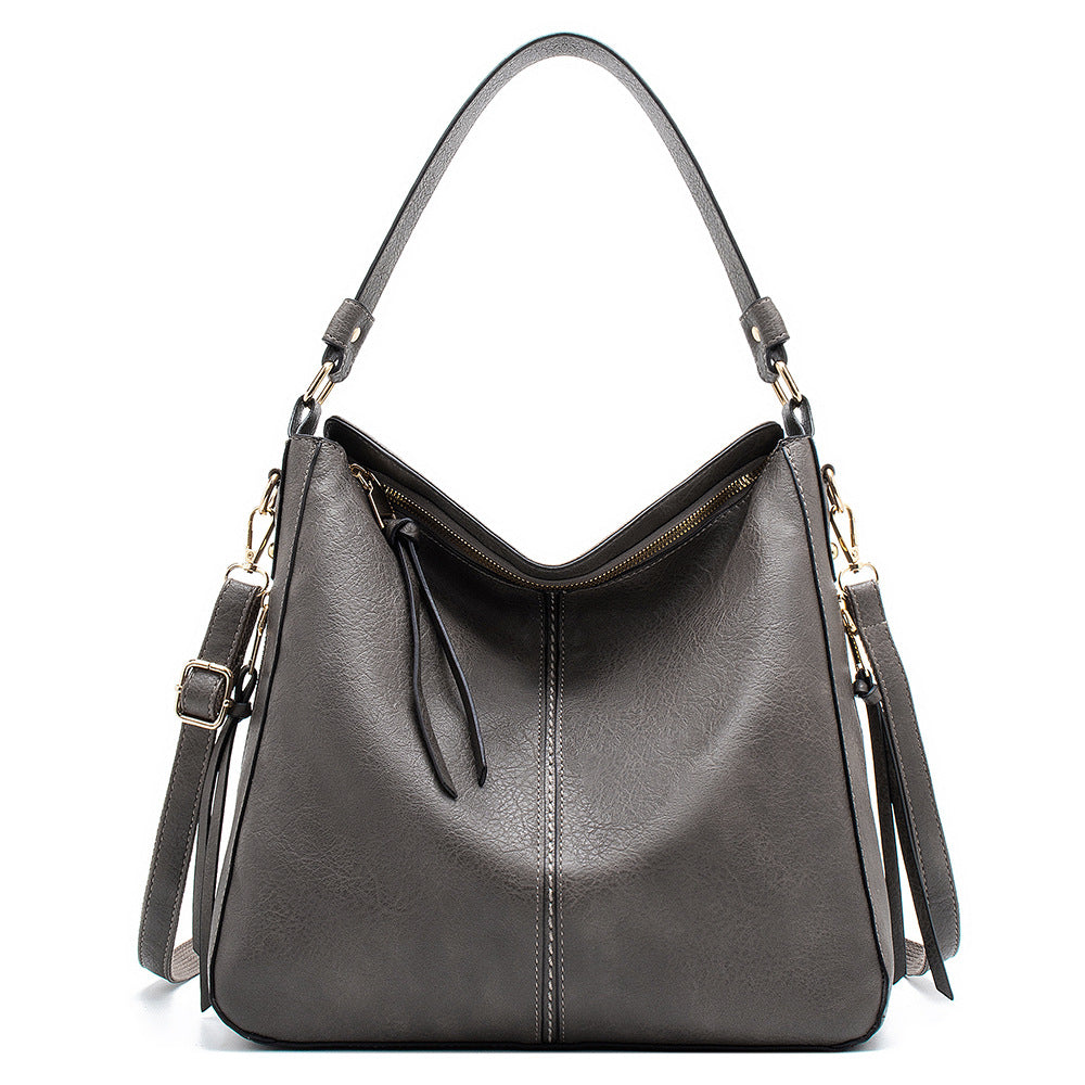 Women's Hobo Crossbody Shoulder Bag made of premium PU leather with large capacity, zipper closure, soft handle, and stylish everyday fashion design by Shardeco