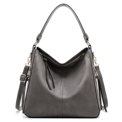 Women's Hobo Crossbody Shoulder Bag made of premium PU leather with large capacity, zipper closure, soft handle, and stylish everyday fashion design by Shardeco